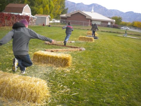 The Jumping, Running, Throwing Fun of an Obstacle Course | Family ... Adult Camping Party, Garden Party Games, Fall Festival Games, Backyard Obstacle Course, Kids Obstacle Course, Festival Games, Farm Day, Family Reunion Games, Harvest Party