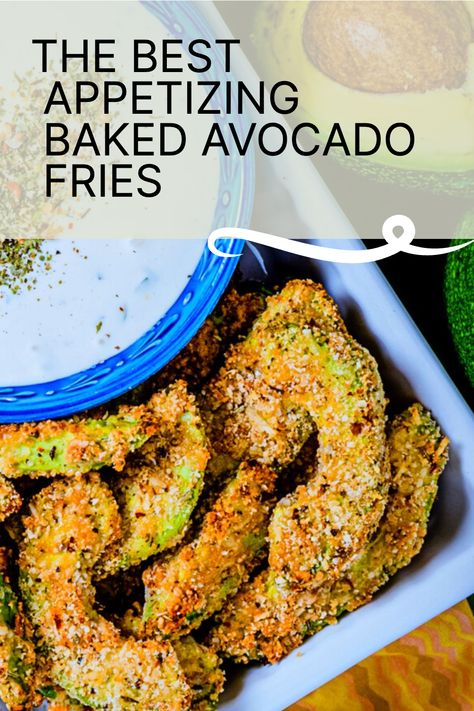 Baked Avocado Fries are a unique recipe and the perfect appetizer to enjoy at a family gathering or party. Ingredients 2 medium avocados ½ c. almond flour 5 T. finely grated parmesan cheese 1 t. garlic powder 2 t. Italian seasoning 1 egg 2 t. water more .. Avocado Fries Recipe, Avocado Appetizer, Yummy Fries, 30 Min Meals, Nutrient Packed Smoothies, Unique Recipe, Avocado Fries, Baked Avocado, Low Carb Baking