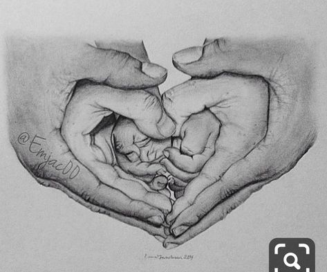 Tumblr Hipster, Pregnancy Art, Couple Drawing, Mother Art, Art Drawings Sketches Pencil, Baby Drawing, Instagram Family, Desenho Tattoo, Abstract Painters