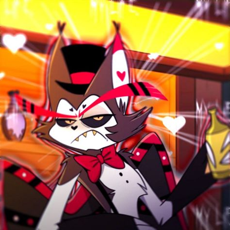 Hazbin hotel husk icon Hazbin Hotel Husk, Anime Smile, Vivziepop Hazbin Hotel, Hotel Art, Grumpy Cat, Just Video, Drawing Reference Poses, Descendants, Hazbin Hotel