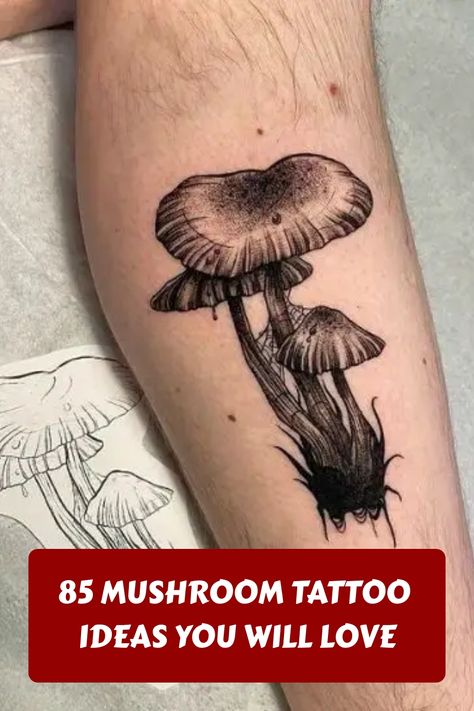 Explore an enchanting collection of 85 unique mushroom tattoo ideas that will spark your creativity and inspire your next ink adventure. From whimsical to intricate designs, these tattoos are sure to captivate any nature lover or tattoo enthusiast. Whether you're a fan of realistic depictions or minimalist sketches, there's a mushroom tattoo here for everyone. Realism Mushroom Tattoo, Realistic Mushroom Tattoo, Tattoos Representing New Beginnings, Morel Mushroom Tattoo, Mushroom Tattoo Ideas, Realistic Mushroom, Amazing Tattoo Ideas, Mushroom Tattoo, Lantern Tattoo