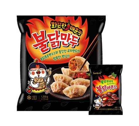 "NEW" Samyang Buldak dumpling & Almond