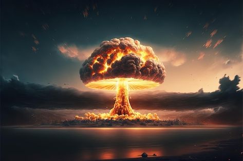 Nuclear Art, Explosion Drawing, Nuclear Explosion, Alexander Lukashenko, Nuclear Force, Mushroom Cloud, Tattoo Background, Cloud Tattoo, Beer Design