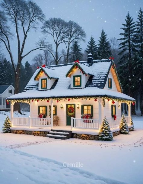 Christmas Homes, Christmas 2024, Cottage Homes, Christmas Home, Sims 4, Dream House, Cottage, Exterior, Christmas