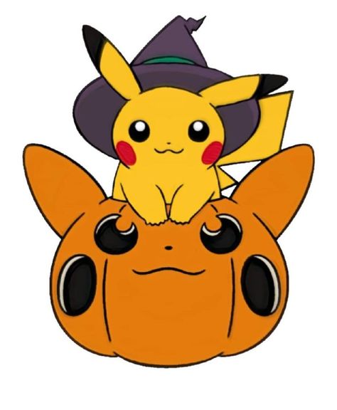 Halloween Pokemon Art, Halloween Pikachu, Halloween Pokemon, Pikachu Halloween, Moldes Halloween, Pikachu Coloring Page, Beautiful Pencil Drawings, Dekorasi Halloween, Pokemon Halloween