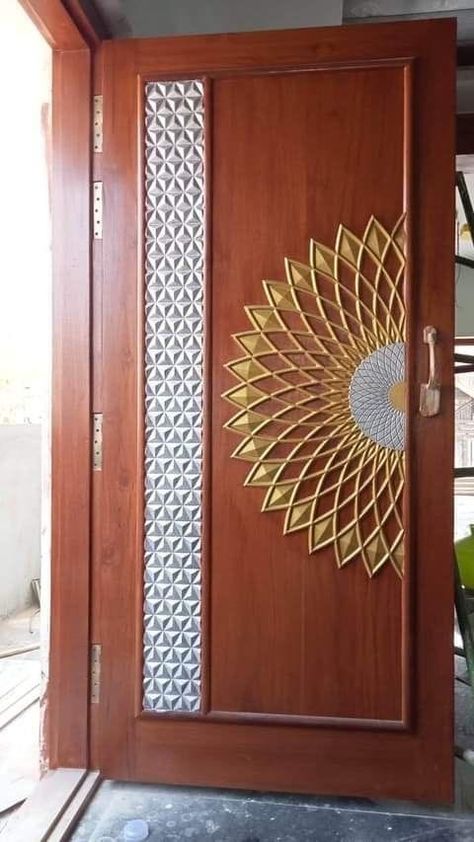 Main Door Design Modern Front Entry, Wall Murals Painted Diy, Single Main Door Designs, Main Door Design Photos, Crochet Cable Knit, Buddha Wall Decor, Main Doors, Sinchan Wallpaper, Flush Door Design