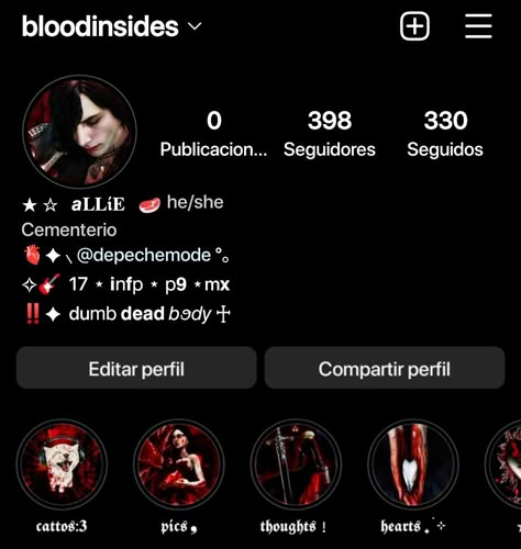 Insta Bio Layout, Vampire Bio For Instagram, Gothic Bio For Instagram, Emo Bio Ideas, Goth Instagram Bios, Simple Bios For Instagram, Goth Bios For Instagram, Instagram Bio Layout, Twitter Perfil Ideas