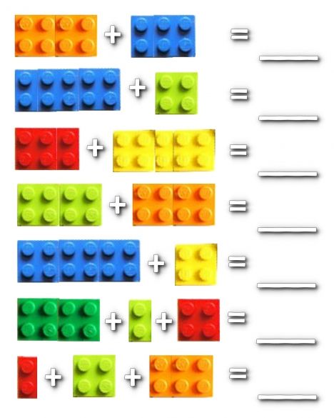 Very cool idea ... LEGO math worksheets! For kids who need extra support have some blocks handy. Lego Math, Active Learning, Math Addition, Homeschool Math, Play Based, 1st Grade Math, First Grade Math, Reggio Emilia, Year 1