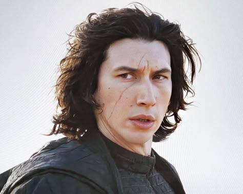 Adam Driver, Kylo Ren, Hair, Black, Art