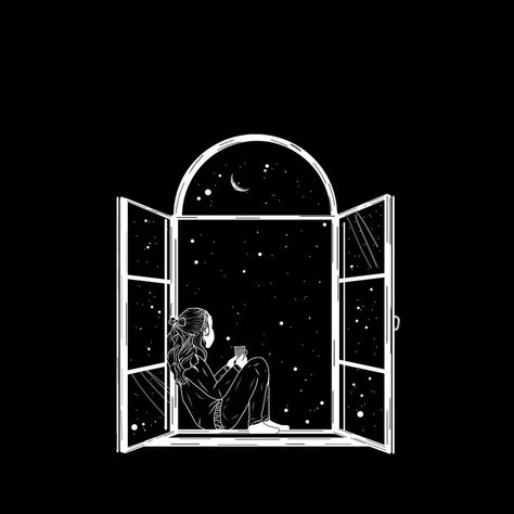 An Open Window, Starlit Sky, Free To Use Images, Open Window, The Night Sky, Under The Stars, Nature Wallpaper, Dresden, Night Skies