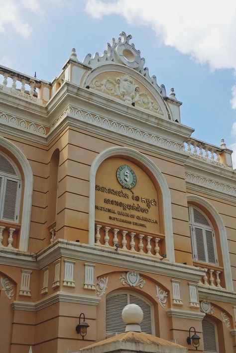 Aba Bank, Battambang Cambodia, Battambang, Bank Building, Banks Building, Cambodia, Barcelona Cathedral, The National, Louvre