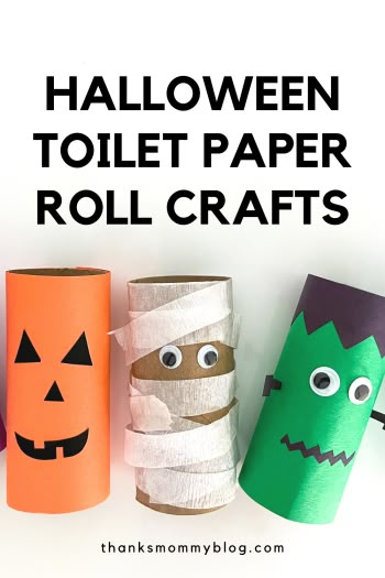 Halloween Toilet Paper Roll, Halloween Toilet Paper Roll Crafts, Halloween Toilet Paper, Paper Roll Crafts For Kids, Pumpkin Frankenstein, Simple Toilet, Toilet Paper Tubes, Paper Towel Crafts, Toilet Roll Craft