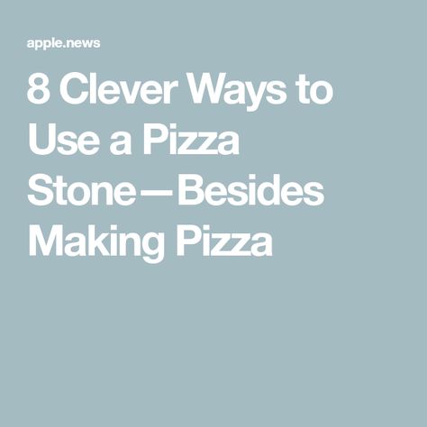 8 Clever Ways to Use a Pizza Stone—Besides Making Pizza Pizza Stone Recipes, Smores Kits, Oven Diy, Perfect Roast Chicken, Diy Pizza Oven, Searing Meat, Making Pizza, Fingerling Potatoes, How To Make Pizza