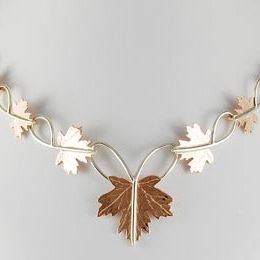 Jewellery Commissions Necklaces, Bangles, Earrings Gold Leaf Jewelry, Leaf Jewellery, Lovely Words, Art Nouveau Necklaces, Bridesmaids Jewelry, Exotic Jewelry, Handmade Gold Jewellery, Designer Handmade Jewellery, Leaf Bracelet