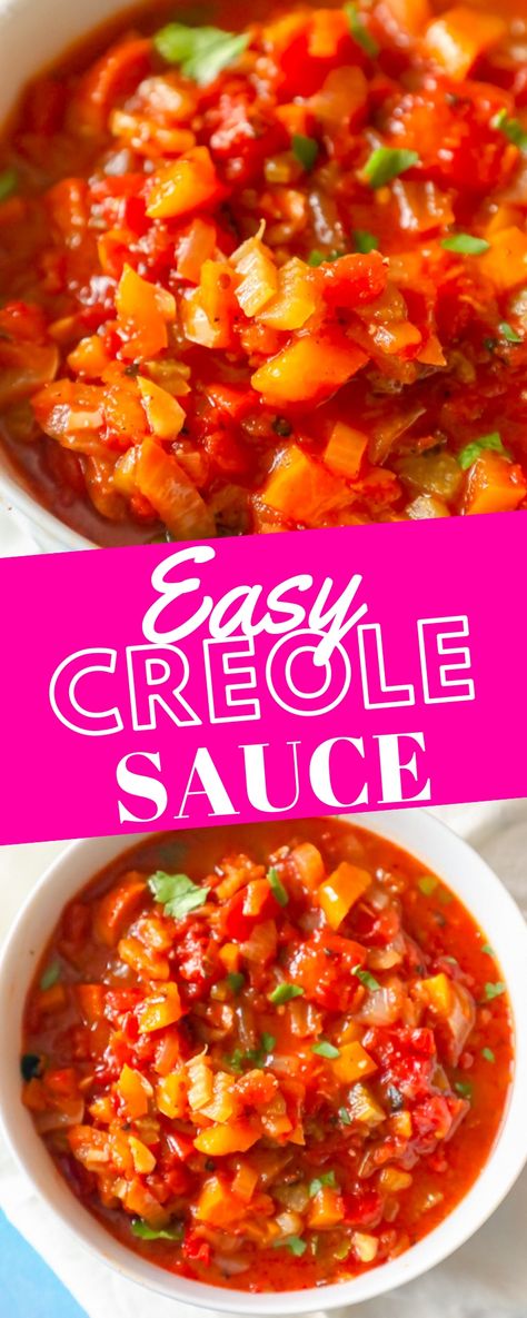 Creole Sauce Recipe, Mofongo Recipe, Creole Chicken, Louisiana Dishes, Creole Sauce, Fried Plantains, Viral Recipes, Shrimp Creole, Creole Cooking