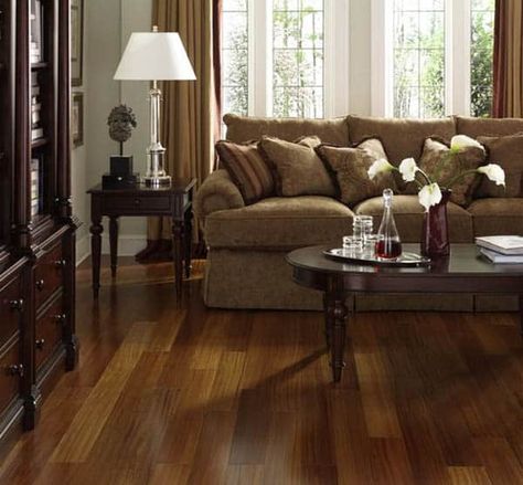 Engineered brazilian teak wood flooring in living room Teak Wood Flooring, Light Colored Furniture, Teak Flooring, Room Redesign, Flooring Materials, Popular Styles, Wood Flooring, House Layouts, Pros And Cons