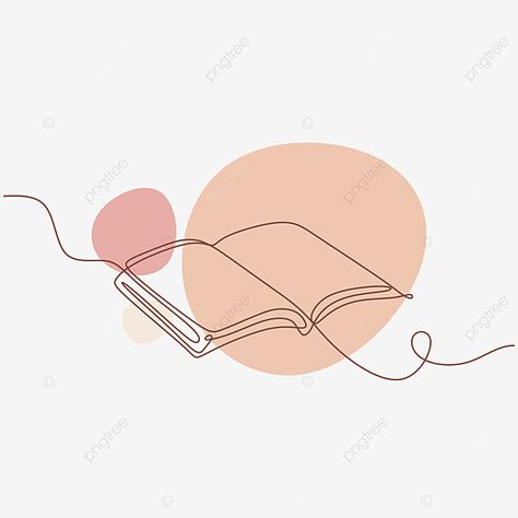 Minimalist Book Drawing, Book Line Tattoo, Reading Aesthetic Drawing, Reading Book Illustration Art, Book Drawing Simple, Book Drawing Aesthetic, Single Line Art Simple, Books Art Drawing, Bookworm Drawing