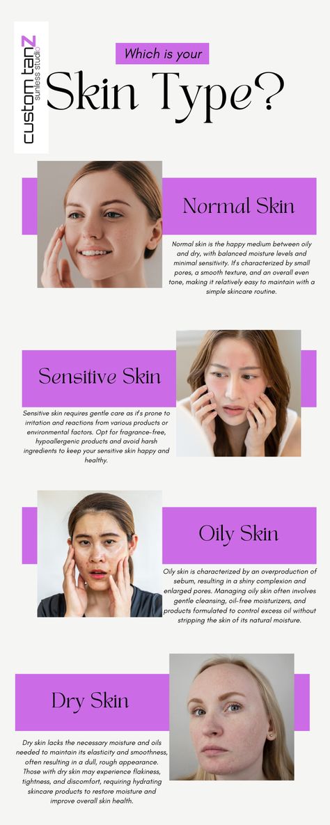 What Is My Skin Type, Spray Tan Salons, Normal Skin Type, Smaller Pores, Combination Skin Type, Simple Skincare Routine, Best Skincare Products, Skin Secrets, St Charles