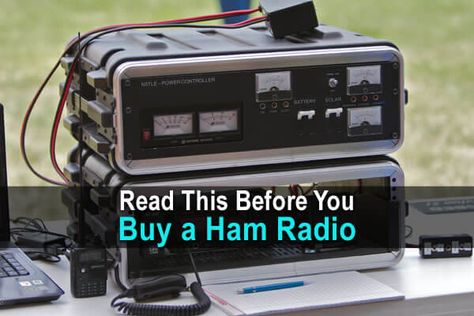 Read This Before You Buy a Ham Radio Ham Radio License, Ham Radio Equipment, Ham Radio Operator, Emergency Radio, Ham Radio Antenna, Hobbies For Men, Emergency Preparation, Urban Survival, Cb Radio