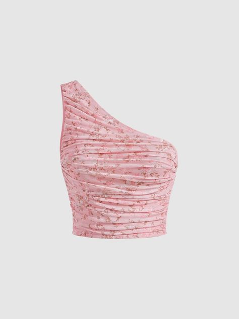 Fame Clothes, Fashion Nova Outfits, Tie Dye Crop Top, Ruched Top, Ditsy Floral Print, Colored Highlights, Crop Top Outfits, Mood Board Fashion, Pink Outfits