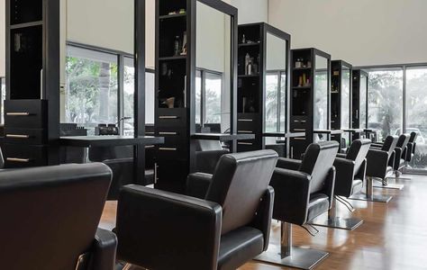 Station Pictures, Barbershop Ideas, Styling Chairs, Dream Salon, Salon Stations, Styling Stations, Interior Pictures, Furniture Luxury, Salon Interior Design