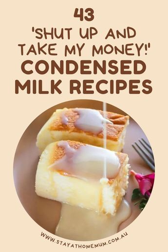 43 'Shut Up and Take My Money!' Condensed Milk Recipes Sweetens Condensed Milk Desserts, Recipes Using Cake Mix And Sweetened Condensed Milk, Sweetens Condensed Milk Recipes, Things To Do With Sweetened Condensed Milk, Recipes Using Sweet Condensed Milk, Fudge Recipes Using Sweetened Condensed Milk, Condensed And Evaporated Milk Recipes, Condensed Milk Topping, Deserts With Evaporated Milk Desserts