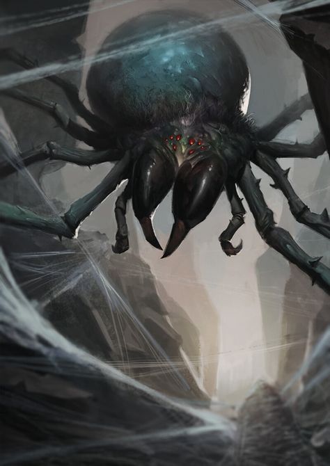 Giant Spider Dnd, Dnd Spider, Cirith Ungol, Giant Spiders, Spider Eggs, White Wizard, Wizard Games, Creepy Spider, Giant Spider