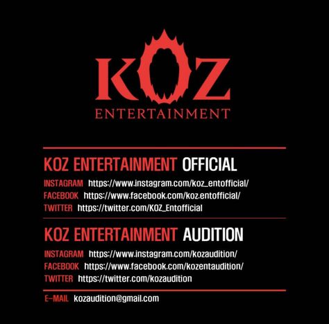 Koz Entertainment, Zico, Facebook Twitter, Entertainment, Social Media, Media, Twitter, Instagram