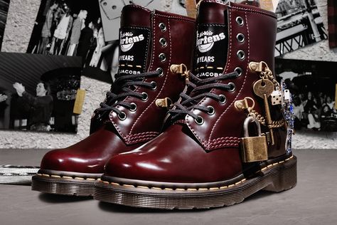 Marc Jacobs x Dr. Martens 1460 Remastered: Images & Release Info Steel Cap Boots, Vegan Heels, Dad Sneakers, Vegan Boots, Doc Martens, Dr. Martens Boots, Dr. Martens, Shoe Brands, New Shoes