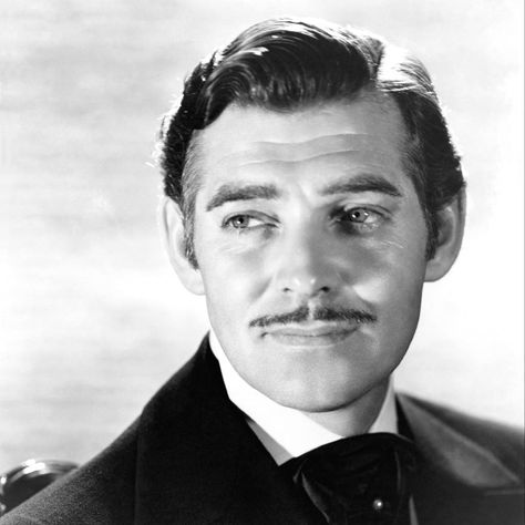 List of Famous Movie Stars From The 1950s Pencil Mustache, Famous Mustaches, Klasik Hollywood, Wind Movie, Moustache Style, Song Of The South, Rhett Butler, Mustache Styles, Loretta Young