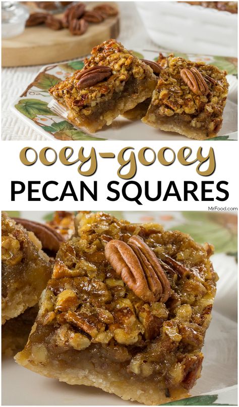 Ooey Gooey Butter Pecan Bars, Ooey Gooey Pecan Bars, Butter Pecan Squares, Pecan Chess Squares, Russian Torte Cookies, Pecan Ooey Gooey Butter Cake, Pecan Squares Recipe Easy, Ooey Gooey Pecan Pie Bars, Brownie Pecan Pie Ooey Gooey Butter Cake