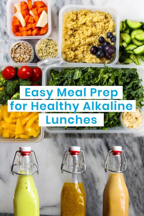 Easy Meal Prep for Healthy Alkaline Lunches. Alkaline Food Meal Prep, Alkaline Menu Plan, Alkaline Snack Recipes, Dr Sebi Meal Prep, Healthy Alkaline Recipes, Alkaline Meal Plan 21 Days, Alcaline Food Diet, Alkaline Diet Dinner Recipes, Alkaline Diet Plan 21 Days