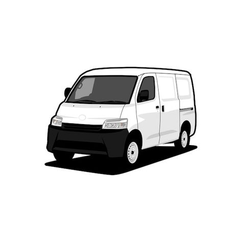 Mobil Vector, Van Cartoon, Minivan, Car Backgrounds, Car Vector, Van Car, Mini Bus, Car Illustration, Car Wrap