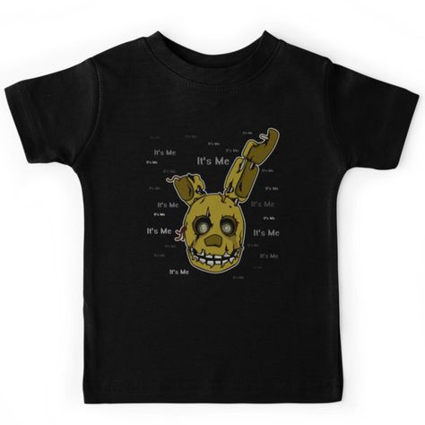 Fnaf Clothes, Nerd Shirts, Halloween Costumes Friends, Five Nights At Freddy's, Five Night, Kids Clothing, Girls Tshirts, New Outfits, Aesthetic Clothes