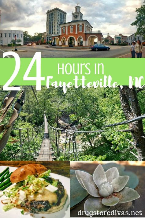 #ad Spending 24 hours in Fayetteville, NC? Find out the best things to do in Fayetteville, NC in this post on www.drugstoredivas.net. Fayetville North Carolina, Things To Do In Fayetteville Nc, Fayetville Arkansas, Antique Places, Albemarle Nc, Arkansas Vacations, Visit North Carolina, Fayetteville North Carolina, Food Bars