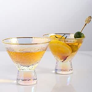 College Bar Cart, Types Of Cocktail Glasses, Stemless Martini Glasses, Crystal Martini Glasses, Types Of Cocktails, Margarita Glasses, Martini Glasses, Martini Cocktail, Bar Glassware