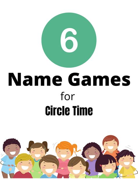 Name Game For Preschoolers, Circle Time Letter Games, Circle Time Name Activities, Getting To Know You Activities For Preschool, Learning Friends Names In Preschool, Learning Name Games Preschool, Pre K Games Circle Time, Kindergarten Name Games First Day, Name Chants Preschool