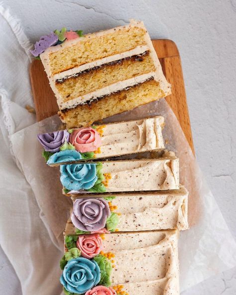 Elana on Instagram: “Pro tip: for cake decorating inspiration, look to soap makers! This layered loaf cake was based on the most gorgeous bar soap by…” Loaf Cake Decoration, Cake Decorating Inspiration, Soap Maker, Loaf Cake, Cookie Cake, Cake Decoration, The Pretty, Beautiful Cakes, Vanilla Cake