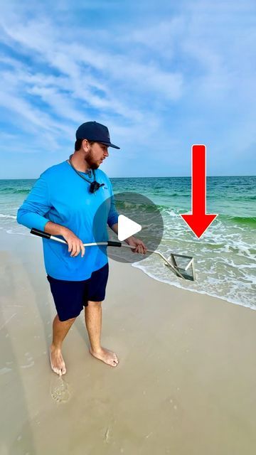 Before Outdoors on Instagram: "HOW TO catch LIVE SAND FLEAS for FISHING BAIT!  #sandfleas #beachfishing #saltwater #howto #gulfcoast #fishinglife #bait" Sand Fleas, Fishing Poles, Fishing Videos, Beach Fishing, Fishing Life, Saltwater Fishing, Fishing Bait, Gulf Coast, Tie Knots