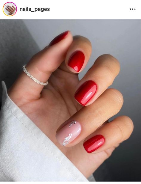 Short Red Nails, Milky Nails, Red Christmas Nails, Sweater Nails, Nail Designs Valentines, Smink Inspiration, Her Nails, Makijaż Smokey Eye, Red Nail Designs