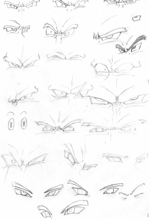 Dragon Ball Z Eyes, Dbz Drawings, Eye Expressions, Ball Drawing, Eyes Drawing, Dragon Ball Super Art, Dbz Art, Dragon Ball Super Manga, Dragon Ball Artwork