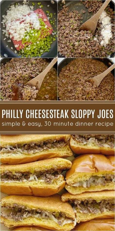 Peper Steak, Cheesesteak Sloppy Joes, Philly Cheesesteak Sloppy Joes, Cheese Steak, Philly Cheesesteak, Steak Seasoning, Provolone Cheese, Philly Cheese Steak, Chapati