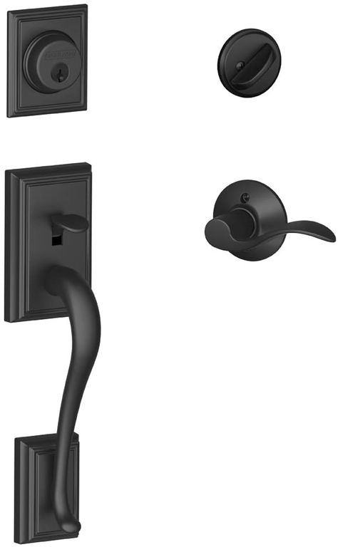 Black Entry Doors, Door Fixtures, Black Door Hardware, Black Exterior Doors, Exterior Door Hardware, Wooden Door Entrance, Entry Door Hardware, Front Door Hardware, Entry Door Handles