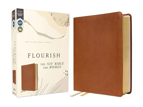 Flourish: The NIV Bible for Women, Leathersoft, Brown, Comfort Print: Zondervan, Livingstone Corporation: 9780310462484: Amazon.com: Books Bibles For Women, Journal Prompts For Women, Bible For Women, Prayer Journal Prompts, Rock Cottage, Prayer Journal Ideas, Buddy Gifts, Attributes Of God, Niv Bible