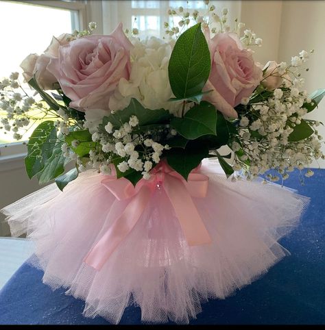 Baby Shower Nena, Tutu Centerpieces, Tutu Baby Shower, Ballerina Baby Showers, Ballerina Birthday Parties, Ideas Baby Shower, Ballerina Party, Baby Shower Princess, Shower Centerpieces