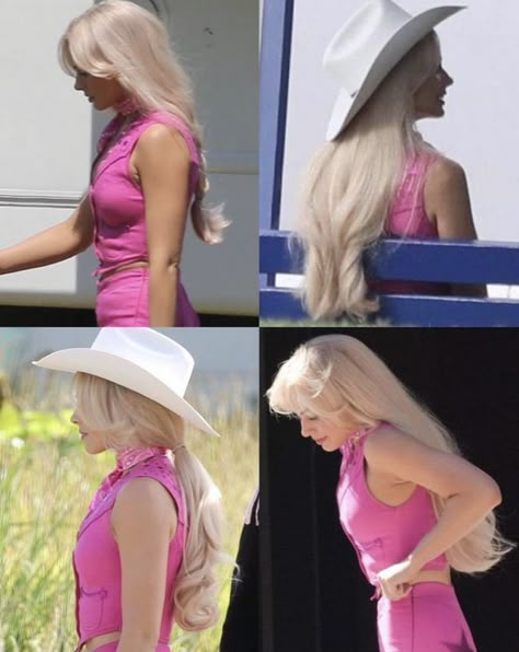 Fluffy Blonde Hair, Margot Robbie Barbie Movie, Margot Robbie Hair, Barbie Margot Robbie, Barbie Movie 2023, Blonde Movie, Hair Movie, Barbie Hairstyle, The Barbie Movie