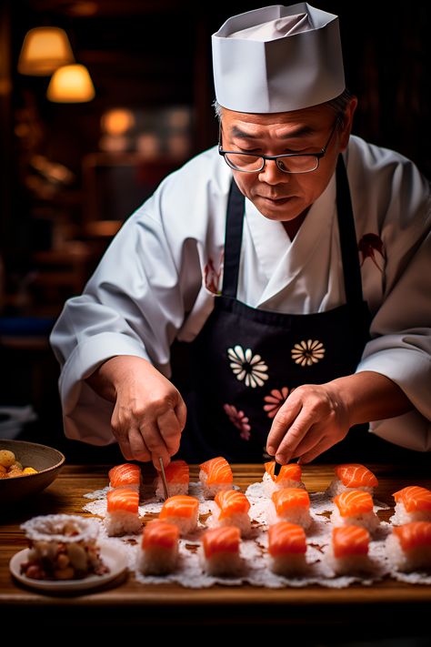 Meet Kazuki, a sushi virtuoso whose hands craft not just dishes, but edible art. In the heart of a traditional Japanese haven, his precision transforms seafood into a vibrant dance of flavors and colors. 🎨🍱 Let his mastery awaken your senses. Explore more culinary marvels and hit that Follow button to savor moments of gastronomic delight! 📸🍣 #SushiArtistry #CulinaryCraft #TasteTheTradition Dive into the exquisite world of flavor with a tap below and join us – follow now! 🍽️��📌 Hands Craft, Sushi Master, Sushi Chef, Japanese Sushi, Inspiring Stories, Follow Button, Edible Art, Traditional Japanese, Inspirational Story