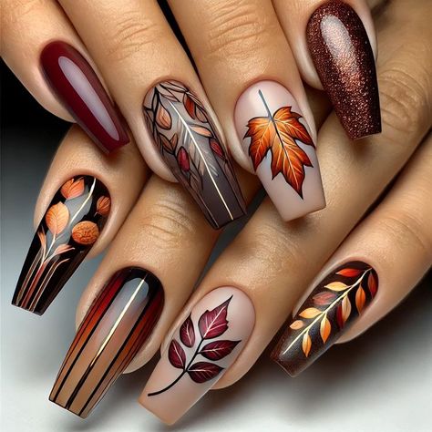 #trendynails ,#fallnails , #winternails, #beautifulnails ,#winternails ,halloweennails ,springnails ,#elegantnails christmasnails ,#trendingnails ,#nailideas ,#summernails  ,#papernails ,#pumpkinnails ,#goldnails Burgundy Orange Nails, Fall Tartan Nails, Beautiful Fall Nails Design, Fall Leaf Design Nails, Fall Theme Nail Designs, Pretty Fall Nail Designs, Thanksgiving Gnome Nails, Fun November Nails, Thanksgiving Nail Designs Gel