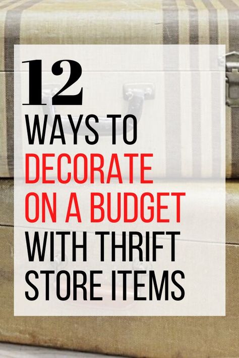 Trash To Treasure Ideas, Thrift Store Diy, Thrift Store Shopping, Thrift Store Decor, Diy Home Accessories, Thrift Store Crafts, Budget Home Decorating, Home Decor On A Budget, Upcycle Decor