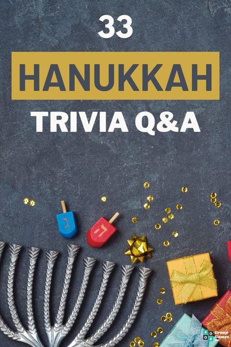 33 Hanukkah Trivia Questions and Answers Outdoor Games For Preschoolers, Kids Thanksgiving Party, Games To Play Outside, Hanukkah Art, Hanukkah For Kids, Senior Games, New Year's Games, Chanukah Party, Fun Outdoor Games